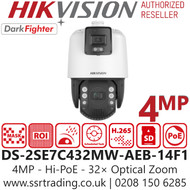 Hikvision 4MP 32× Optical Zoom PoE PTZ Camera - DS-2SE7C432MW-AEB(14F1)(P3)