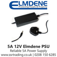 CCTV Camera Power Supply VRS125000EB 5A 12V Elmdene Branded Encapsulated Power Supply (PSU)