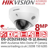 Hikvision 8MP AcuSense Audio PoE Camera - DS-2CD2583G2-IS (2.8mm)
