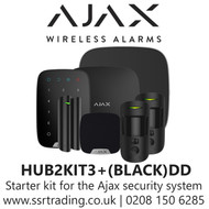 AJAX Starter Kit For The Ajax Security System - HUB2KIT3+(BLACK)DD