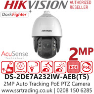 Hikvision 2MP Auto Tracking AcuSense PoE PTZ Camera - DS-2DE7A232IW-AEB(T5)