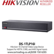 Hikvision 16 Channel Video Loop Device - Support for HDTVI, CVBS, and AHD Signal Inputs - DS-1TLP16I