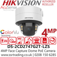 Hikvision 4MP ColorVu AcuSense PoE Camera - DS-2CD2747G2T-LZS