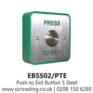 Push to Exit Button Stainless Steel - EBSS02/PTE
