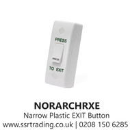 Narrow Plastic EXIT Button - NORARCHRXE 