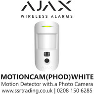 AJAX Motion Detector + Photo Camera - MOTIONCAM(PHOD)WHITE