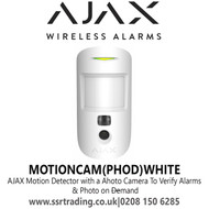 AJAX MOTIONCAM(PHOD)WHITE Motion Detector With A Photo Camera to Verify Alarms & Photo on Demand 