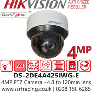 Hikvision 4MP 25 Optical Zoom PTZ PoE Camera - DS-2DE4A425IWG-E