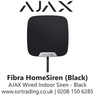 AJAX Wired indoor Siren Color In Black - Fibra HomeSiren (Black)