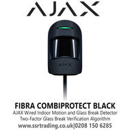 AJAX Fibra CombiProtect (Black) Wired Indoor Motion and Glass Break Detector