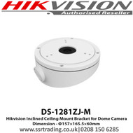 Hikvision Inclined Ceiling Mount Bracket for Dome Camera (DS-1281ZJ-M)