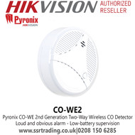 Pyronix CO-WE2  2nd Generation Two-Way Wireless CO Detector