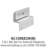 Adjustable Z & L Bracket Set For External Maglocks - GL1200ZLW(B)