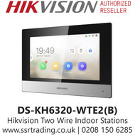 Hikvision Touch Screen Two Wire Indoor Stations - DS-KH6320-WTE2(B)