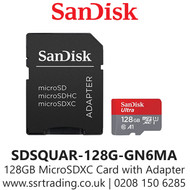SanDisk 128GB Class 10 microSDXC Memory Card with Adapter - (SDSQUAR-128G-GN6MA)
