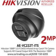HIkvision AE-VC222T-ITS 1080P 1/2.9”CMOS Infrared Array Conch TVI Camera 