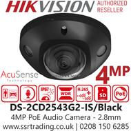 Hikvision 4MP PoE AcuSense Camera - DS-2CD2543G2-IS/B(2.8mm)