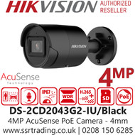Hikvision 4MP AcuSense PoE Camera - DS-2CD2043G2-IU/B (4mm)
