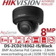 Hikvision 8MP PoE AcuSense Camera - DS-2CD2183G2-IS/B(2.8mm) 