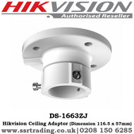  Hikvision  Ceiling Adaptor Mount Bracket for Use with Hikvision PTZ Cameras -  DS-1663ZJ