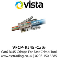 Cat6 RJ45 - VFCP-RJ45Cat6 Crimps for use with FAST crimp tool 