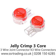 Jelly Crimp 3 Core 3 Wire Joint Connector K3 Wire Connectors