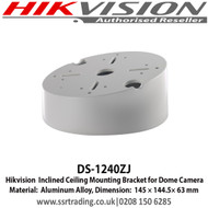 Hikvision Inclined Ceiling Mounting Bracket for Dome Camera - (DS-1240ZJ)