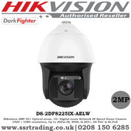 Hikvision 2MP 8″ 25× Zoom 200m IR Wiper Darfighter PTZ Speed Dome Network Camera - DS-2DF8225IX-AELW 