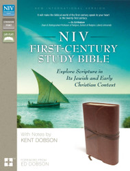 NIV First-Century Study Bible Leathersoft Brown