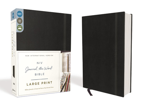 NIV Journal the Word Bible Large Print  Black