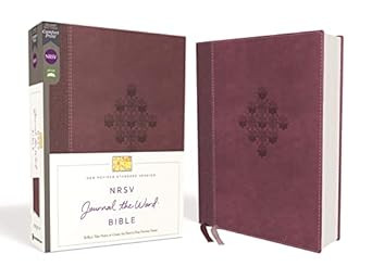 NRSV Journal the Word Bible Leathersoft Burgundy Comfort Print