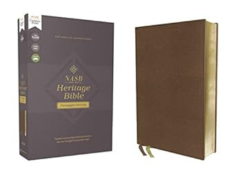 NASB Heritage Bible Passaggio Setting Leathersoft Brown 1995