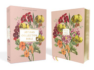 NIV Artisan Collection Bible Leathersoft Blush Floral Red Letter