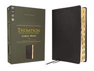 ESV Thompson Chain-Reference Bible Large Print Leathersoft Black
