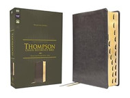 ESV Thompson Chain-Reference Bible Leathersoft Gray Red Letter