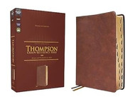 NKJV Thompson Chain-Reference Bible Leathersoft Brown Red Letter