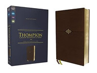 NIV Thompson Chain-Reference Bible Leathersoft Brown Red Letter