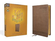 KJV Teen Study Bible Leathersoft Brown Comfort Print