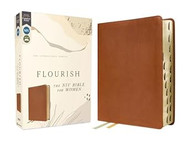 Flourish: The NIV Bible for Women Leathersoft Brown Thumb