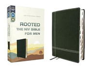 Rooted: The NIV Bible for Men Leathersoft Green Thumb