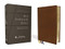 NIV Thinline Bible Premium Goatskin Leather Brown Premier