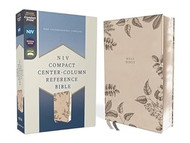 NIV Compact Center-Column Reference Bible Leathersoft Stone Red