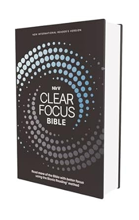 NIrV Clear Focus Bible  Charcoal/Blue