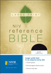 NIV Large Print Reference Bible Personal Size