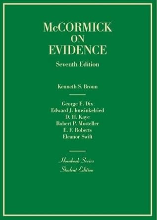 Evidence (Hornbooks)