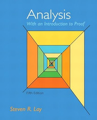 Analysis With An Introduction to Proof 5th Edition
