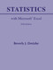 Statistics with Microsoft Excel