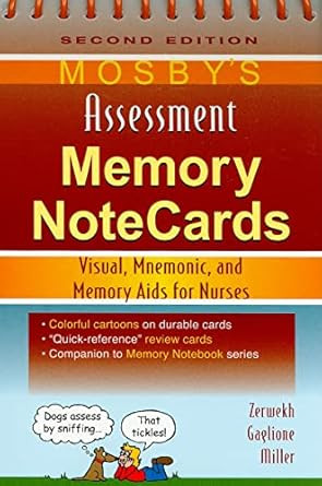 Mosby's Assessment Memory NoteCards