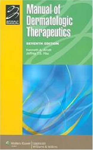 Manual Of Dermatologic Therapeutics
