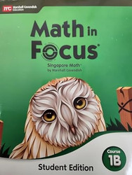 Student Edition Volume B Course 1 2020